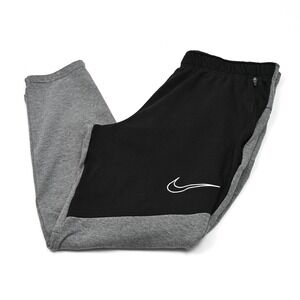 Nike Training Joggers Men's L Therma-Fit Gym Gray/Black Zip Pockets DD2108-010
